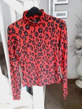 Ladies Leopard Print Top Size