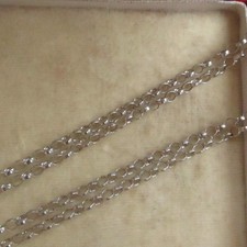 LOVELY VINTAGE STERLING SILVER BELCHER LINK CHAIN  24''
