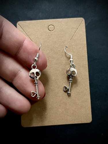 Witch broomstick earrings