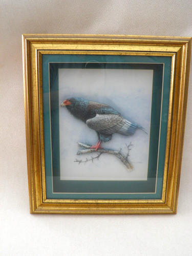 Framed art print - print, decoupage