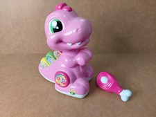 Clementoni Pink Baby T-Rex Educational Electronic Talking Moving Dinosaur Toy