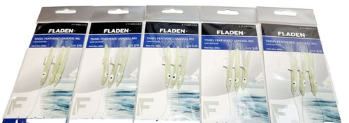 Tinsel feathered sandeel - tinsel,