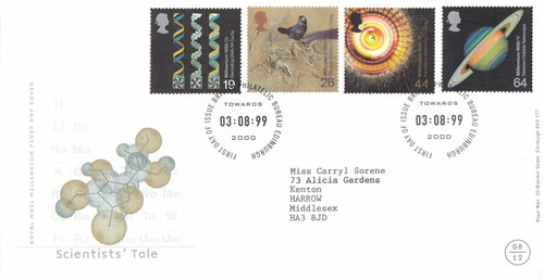 Scientists tale fdc - gb, rm