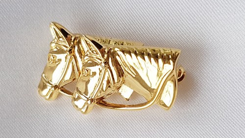 Two horse heads brooch - ~,