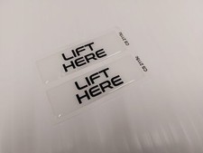 Lunar Caravan 2014 Resin Lift Here Sticker - Pair
