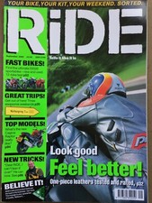 Ride Magazine - September 2000 - Cagiva Raptor, 916, R1, 955i, RSV Mille, CBR900