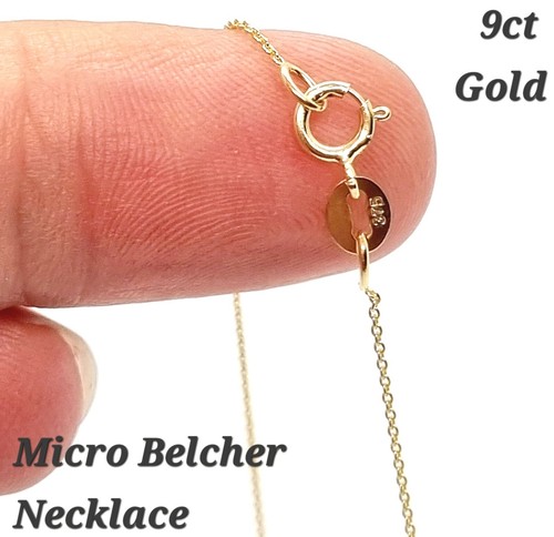 9ct gold chain necklace 375 - necklace,