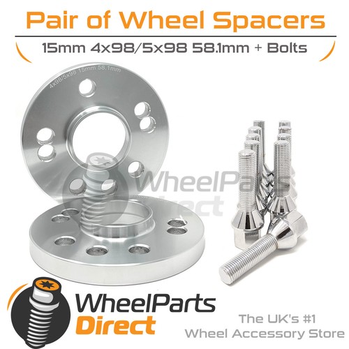 Wheel spacers bolts - spacers, (2)