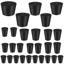 Solid Rubber Stopper, 28 Pcs