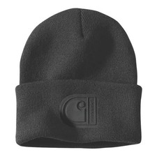 CARHARTT Black Beanie. Watch