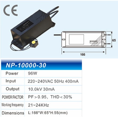 High voltage neon light - voltage,