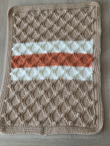 Hand made knitted baby