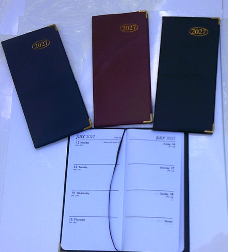 2027 diary pocket - pocket, slim