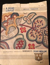 Briggs Transfer  "JACOBEAN MOTIF" by Sylko