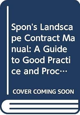 Spons landscape contract - spons,