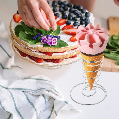 4pcs ice cream cone - cream, holders