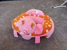 Baby Support Seat Sit Up Plush Cushion Chair Pillow Protector Pink Pika