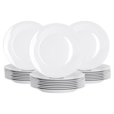 24x Classic White Dinner
