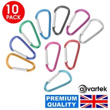 10x Carabiner Clips Snap