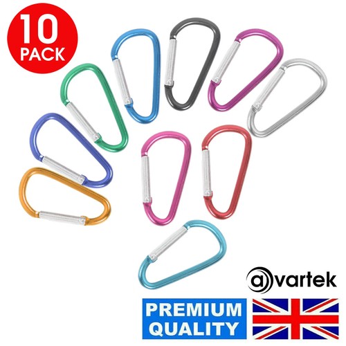 10x carabiner clips snap - carabiner,