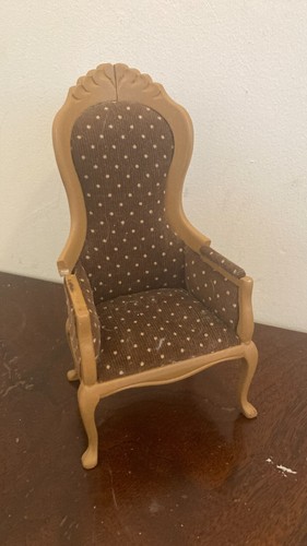 Dolls house victorian armchair - dolls,
