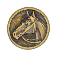 METAL HORSES HEAD EQUESTRIAN