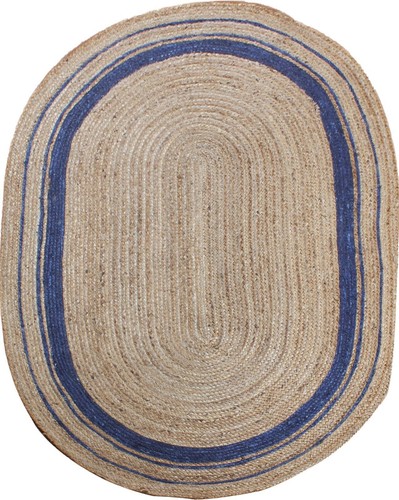 Oval jute rug farmhouse - jute,