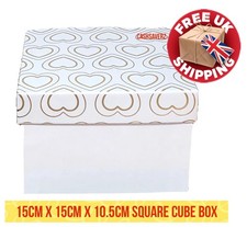 White With Gold Love Hearts