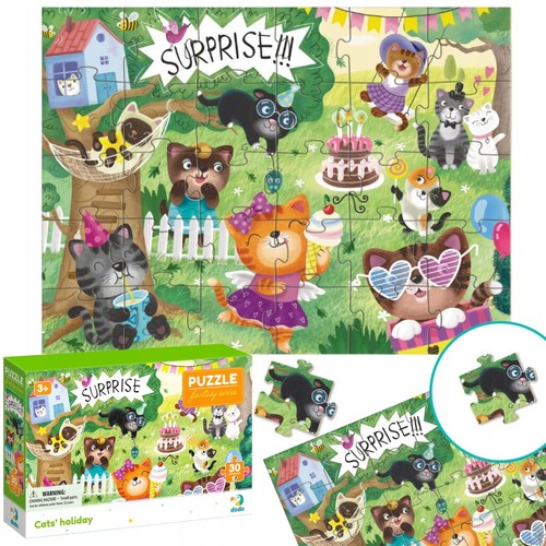 Piece cats holiday jigsaw - piece, 'cats