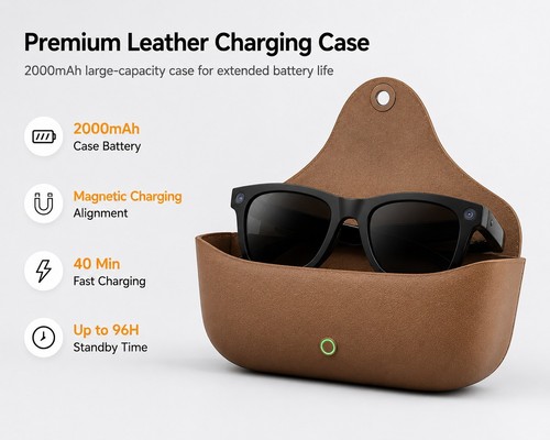 Smart glasses 8mp camera - ai,