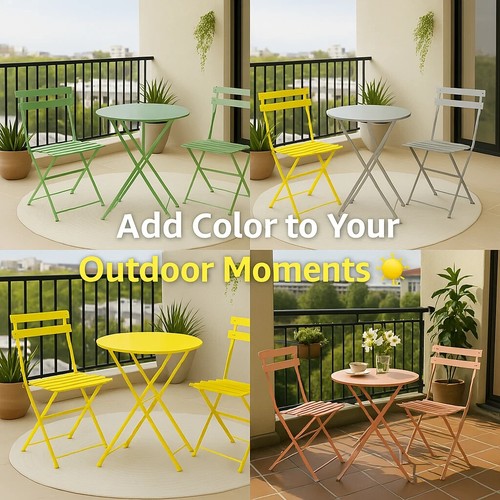 Piece folding bistro set - folding,