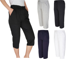 Ladies Womens Shorts 3/4