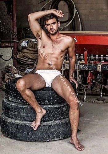 Nude male model handsome - male,