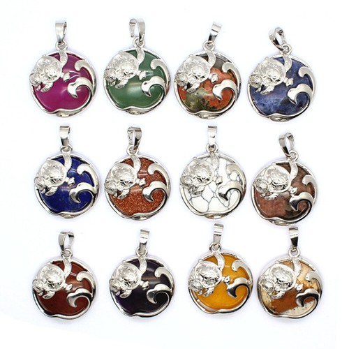 Crystal stone quartz turtle - crystal,