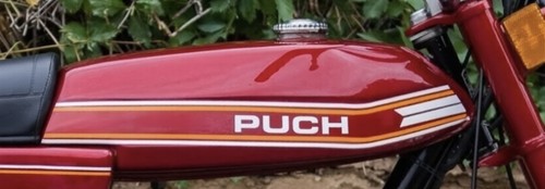 Puch magnum moped red - puch,