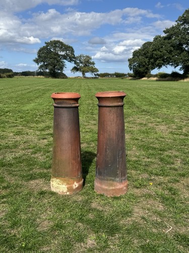Antique victorian chimney - chimney, pots