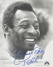 PELE Brazil Hand Signed