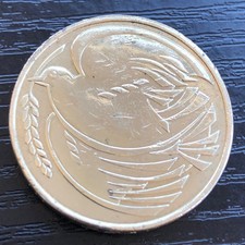 £2 Coin Peace Goodwill Dove