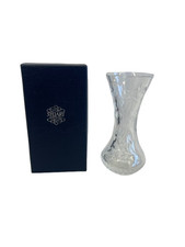 Stuart Crystal Cascade 6" Daffodil Vase Boxed Vintage Charity Listing