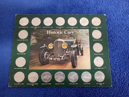 Historic car coins collection - historic,
