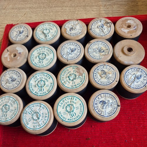 Vintage x19 wooden cotton - wooden,
