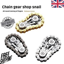Metal Bike-Chain Gear Fidget Spinner – EDC Stress-Relief Finger Gyro Toy