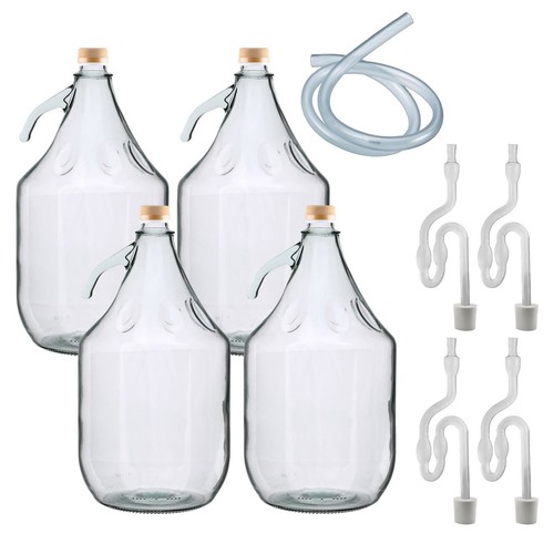 Glass demijohn screw cap - glass,