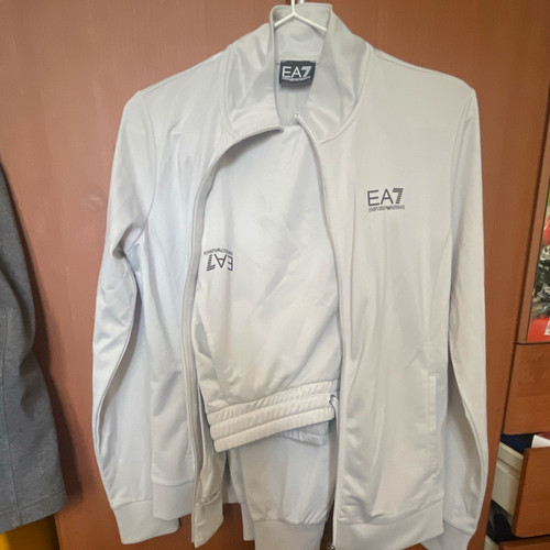Ea7 women white full zip - ea7,