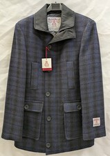 Mens Dark Blue Check Harris