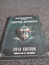 Games Workshop Warhammer 40,000 8th edition  Chapter Approved 2018 Edition