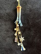 LES NEREIDES N2 Winter SNOW QUEEN GLOVES & SNOWFLAKE Frozen NECKLACE - RRP £110