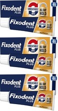 3 x Fixodent All Day Hold -