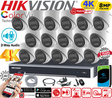 Hikvision 8MP 4K CCTV System