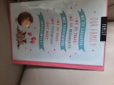 Family greeting cards; studio